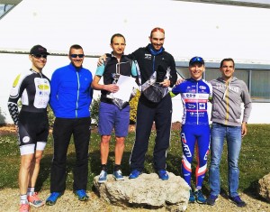 podium s relais duathlon