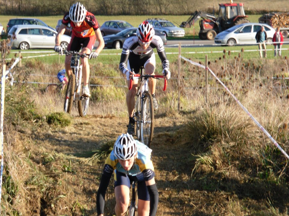 J.Pauget 4ème au cyclo-cross de Vers en Montagne (Jura)