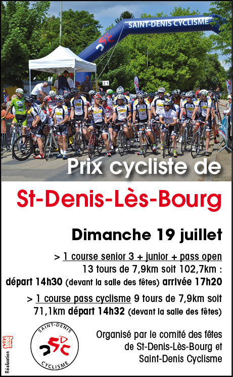 Prix de St Denis lès Bourg : Dimanche 19 juillet