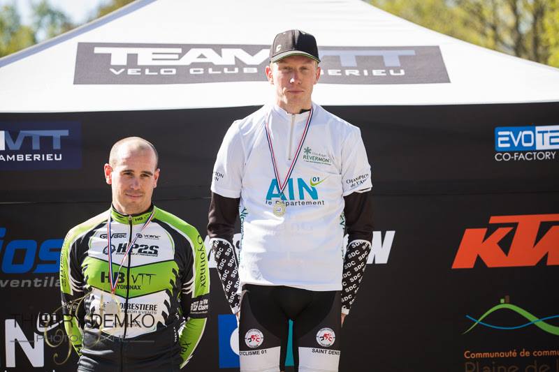 Xavier Goyffon champion de l’Ain FFC Master en VTT