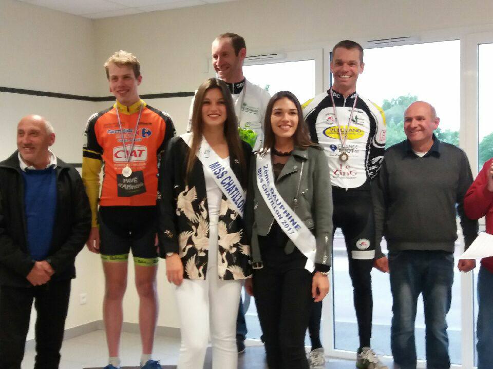 Superbe week-end du 8 mai : Michael Charrin champion de l’Ain en 3ème caté FFC et 2 victoires en FSGT à Pont d’Ain.