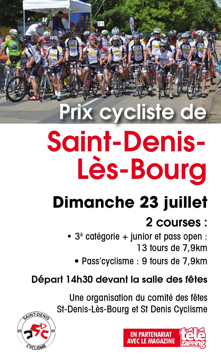 Prix de St Denis lès Bourg, Dimanche 23 juillet.