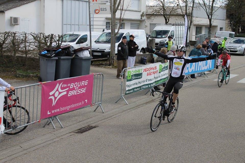 Week-end de Pâques : Julien Maitre (2ème caté FSGT) et Philippe Vanderbiest (4ème caté FSGT) s’imposent au critérium de Bourg en Bresse